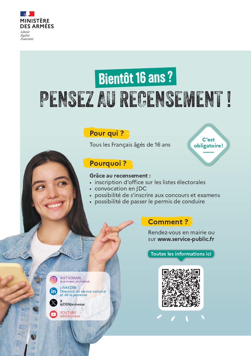 Recensement des jeunes