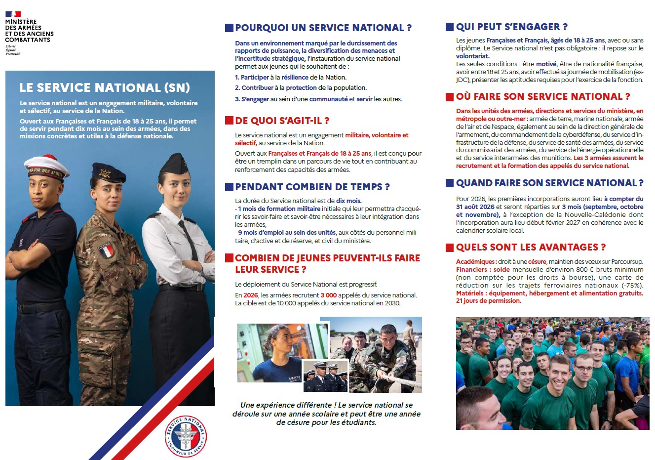 Service National : pourquoi pas vous ?