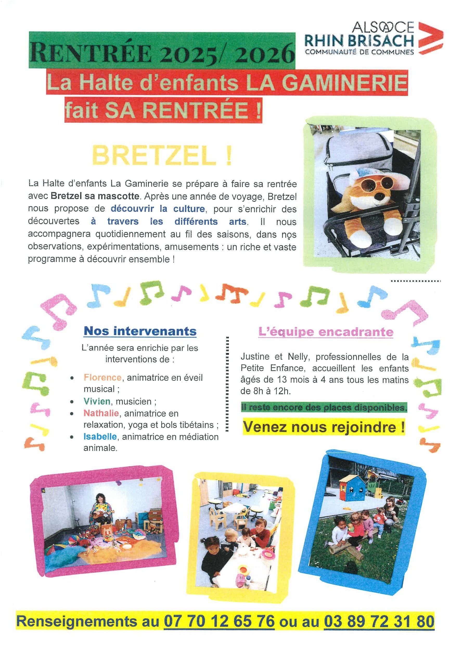 Halte d'enfants La Gaminerie fait sa rentrée !